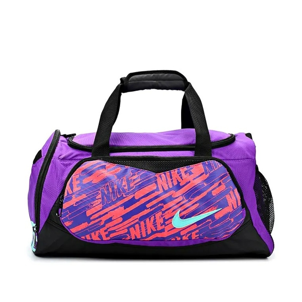 Nike Purple and Black Sports Duffle Bag